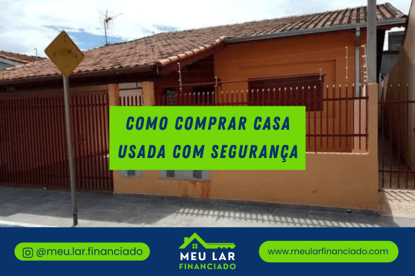 Fachada de imóvel residencial mostrando segurança e estrutura ideal para quem deseja comprar casa usada.
